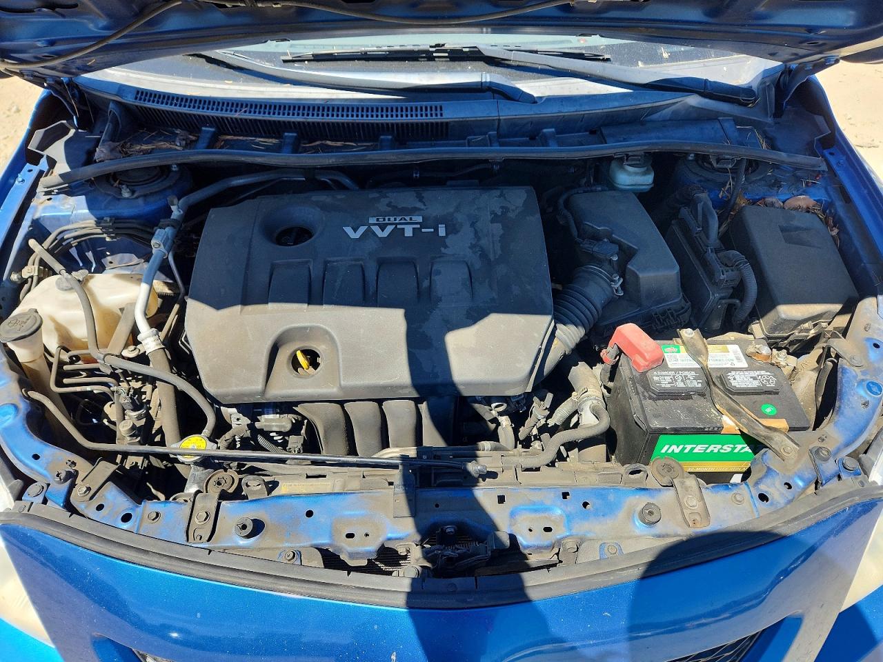 2010 Toyota Corolla Le Blue vin: JTDBU4EE0AJ071588