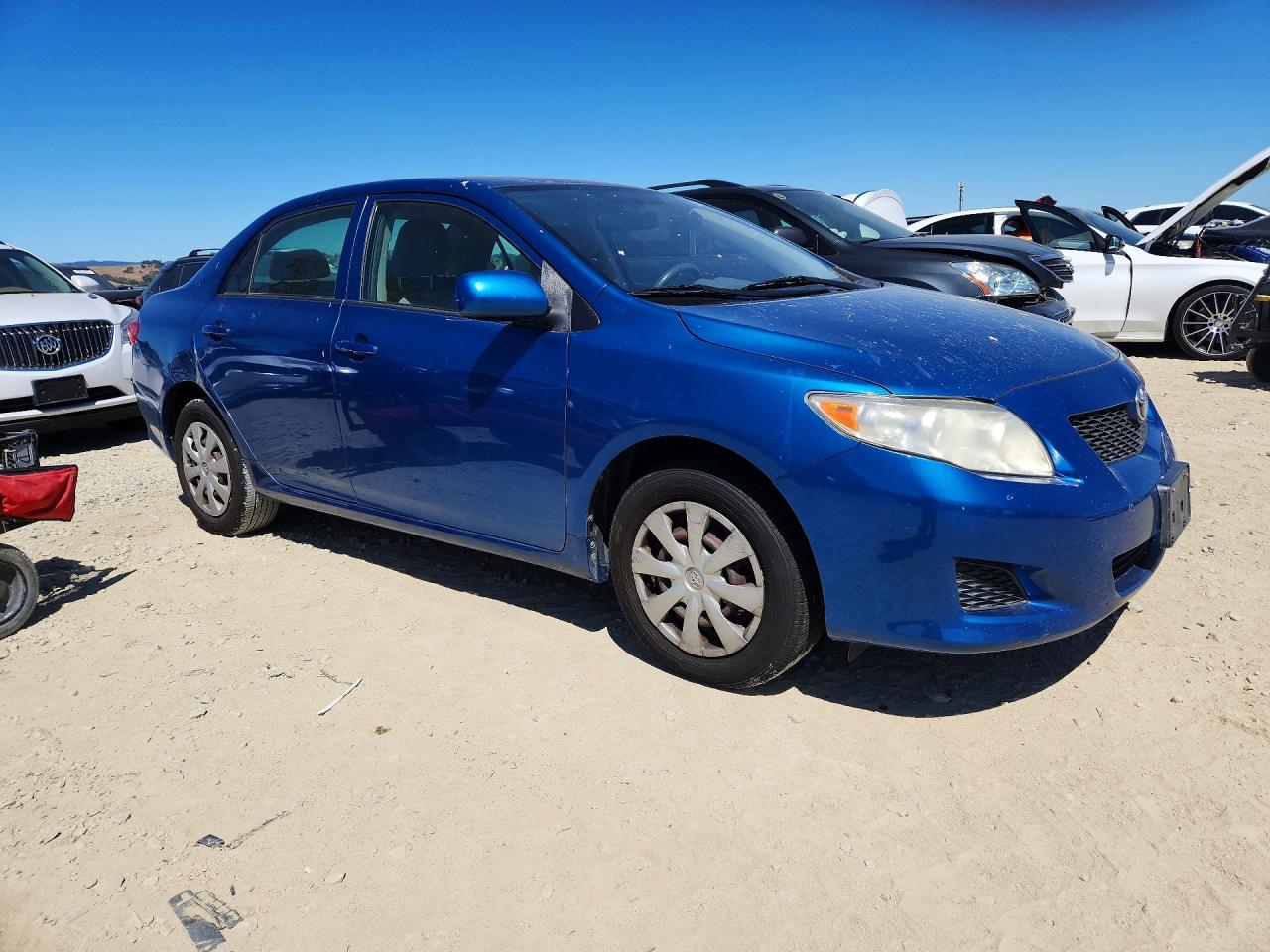 2010 Toyota Corolla Le Blue vin: JTDBU4EE0AJ071588