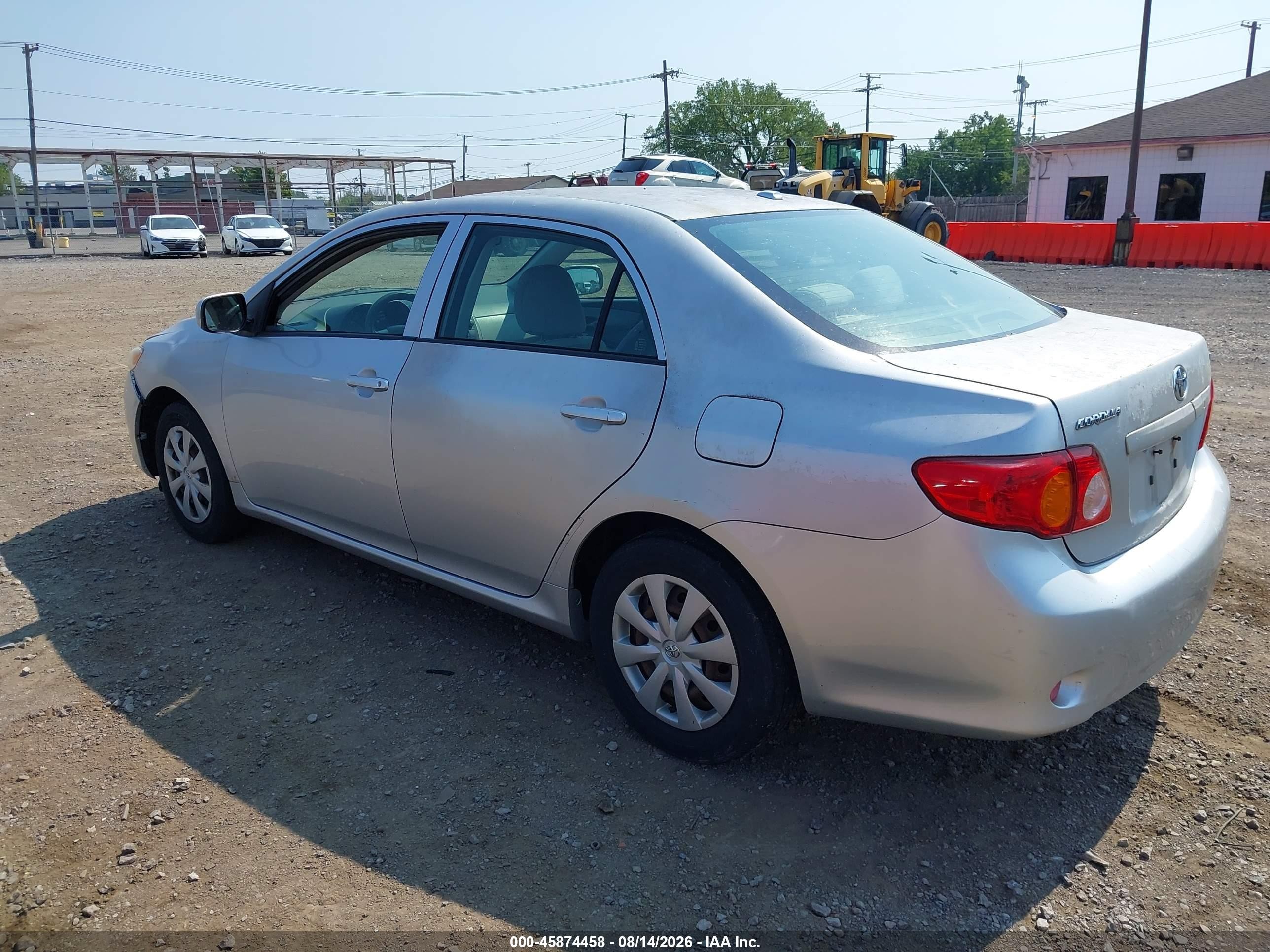 2010 Toyota Corolla Le Silver vin: JTDBU4EE0AJ072014