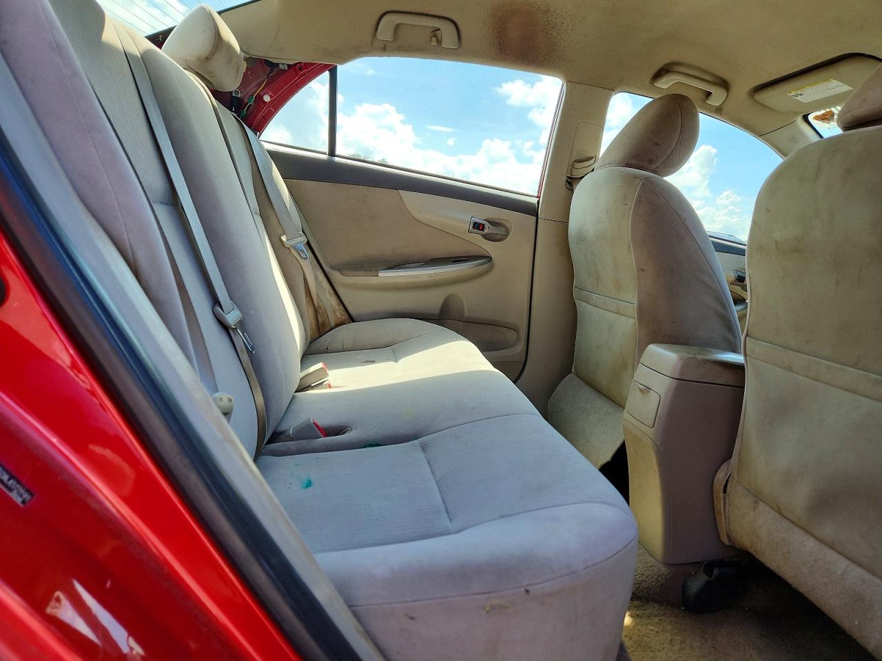 2010 Toyota Corolla Red vin: JTDBU4EE0AJ072191