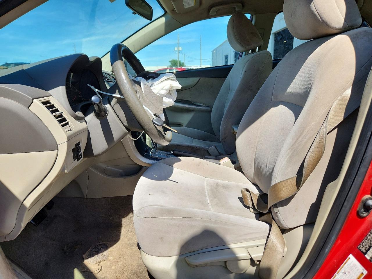 2010 Toyota Corolla Red vin: JTDBU4EE0AJ072191