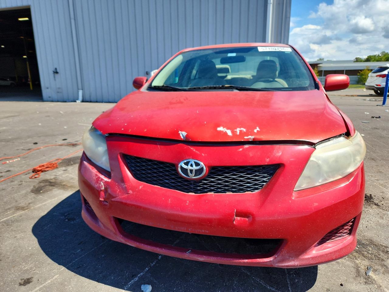 2010 Toyota Corolla Red vin: JTDBU4EE0AJ072191
