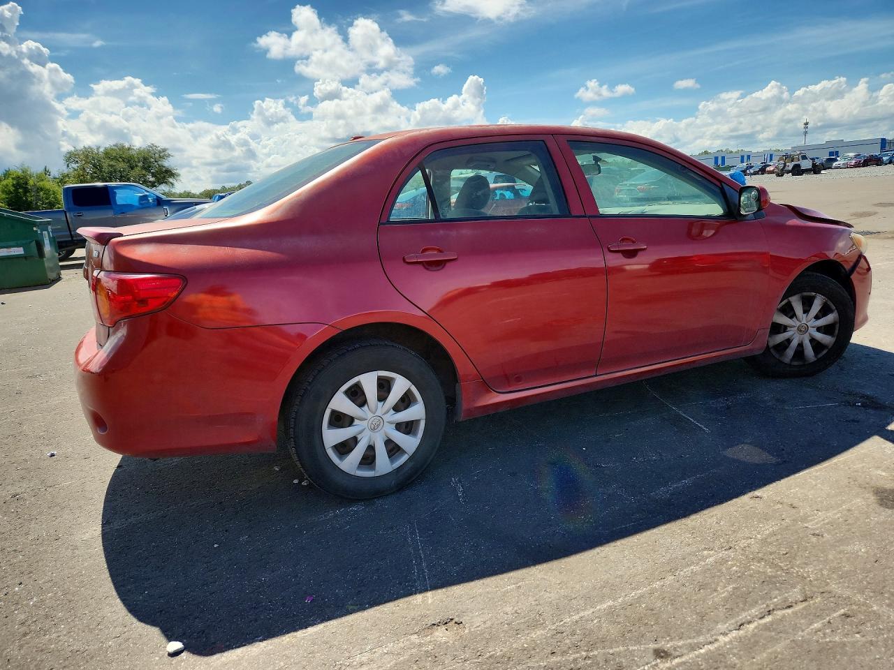 2010 Toyota Corolla Red vin: JTDBU4EE0AJ072191