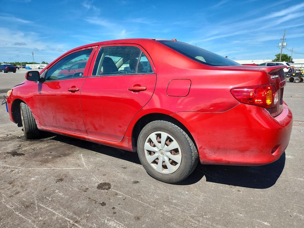 2010 Toyota Corolla Red vin: JTDBU4EE0AJ072191