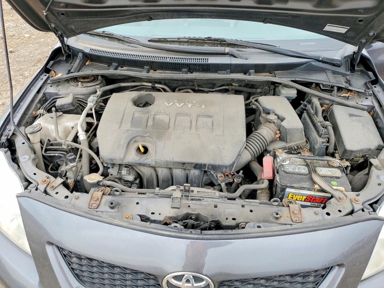 2010 Toyota Corolla Gray vin: JTDBU4EE0AJ073115