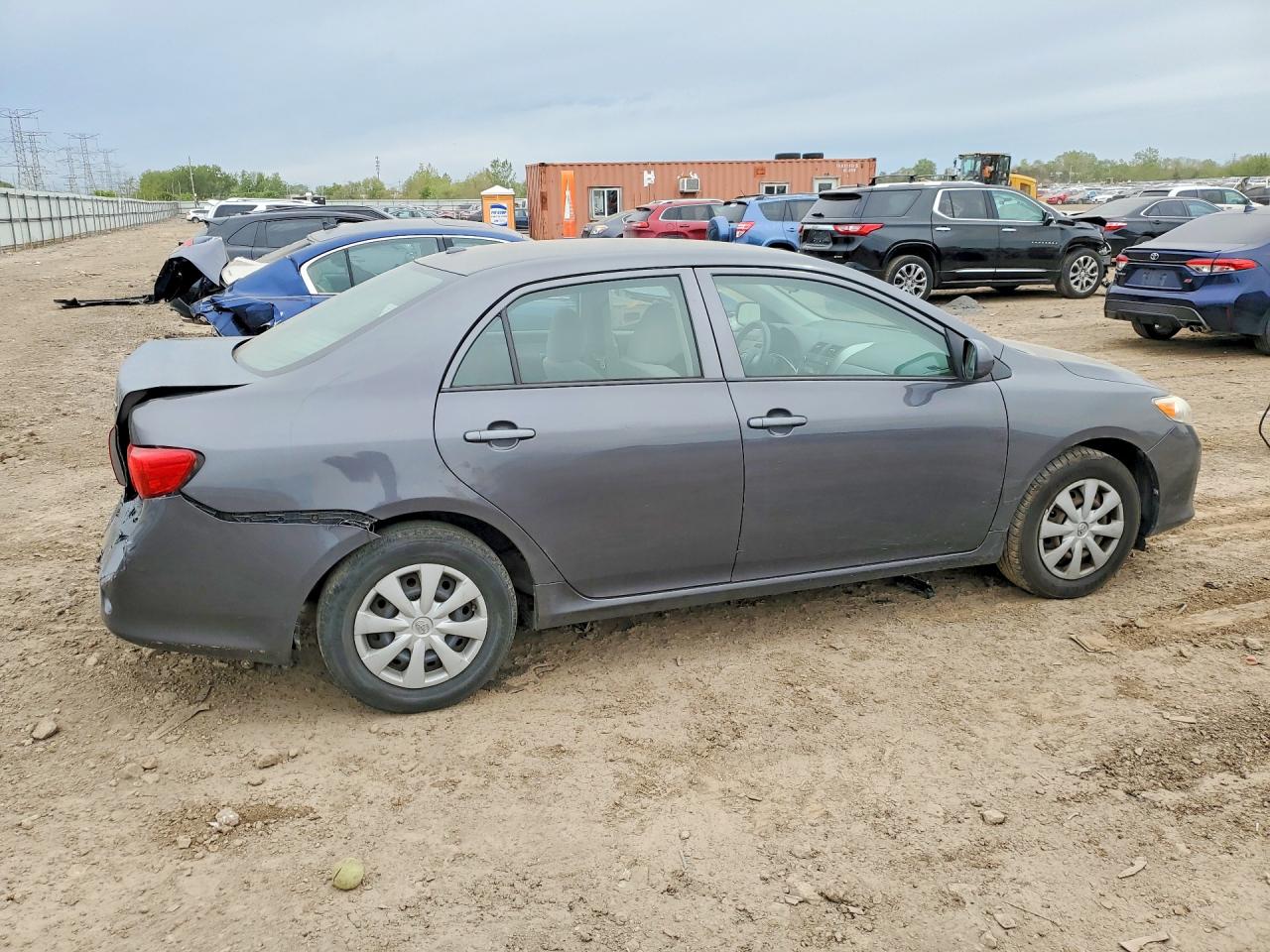 2010 Toyota Corolla Gray vin: JTDBU4EE0AJ073115