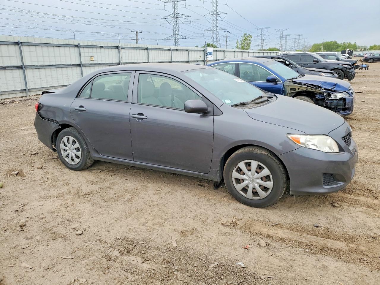 2010 Toyota Corolla Gray vin: JTDBU4EE0AJ073115