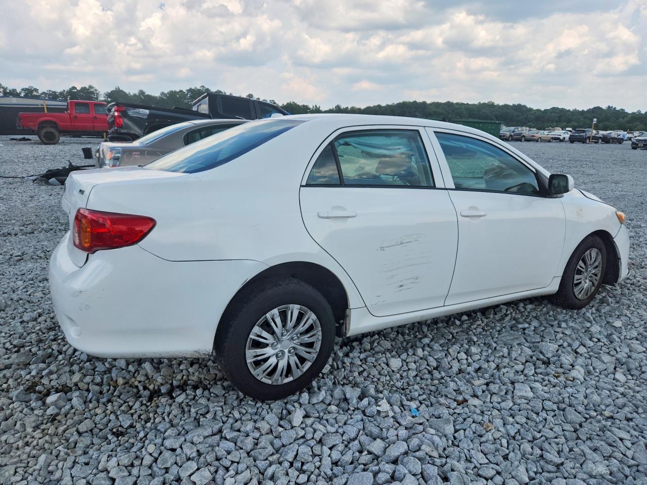 2010 Toyota Corolla Le Белый vin: JTDBU4EE0AJ087550