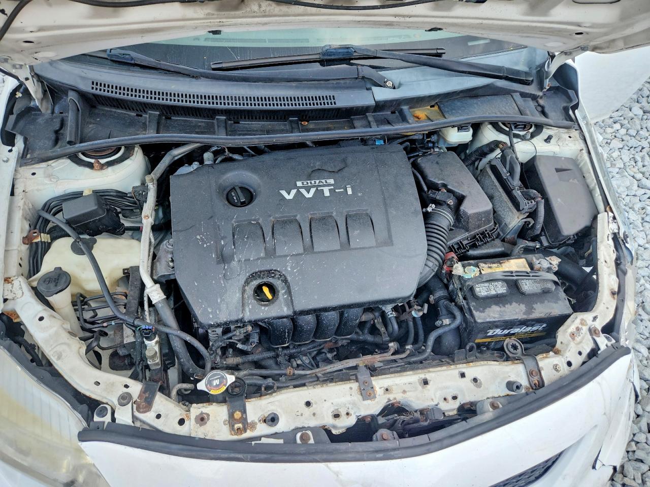 2010 Toyota Corolla Le Белый vin: JTDBU4EE0AJ087550