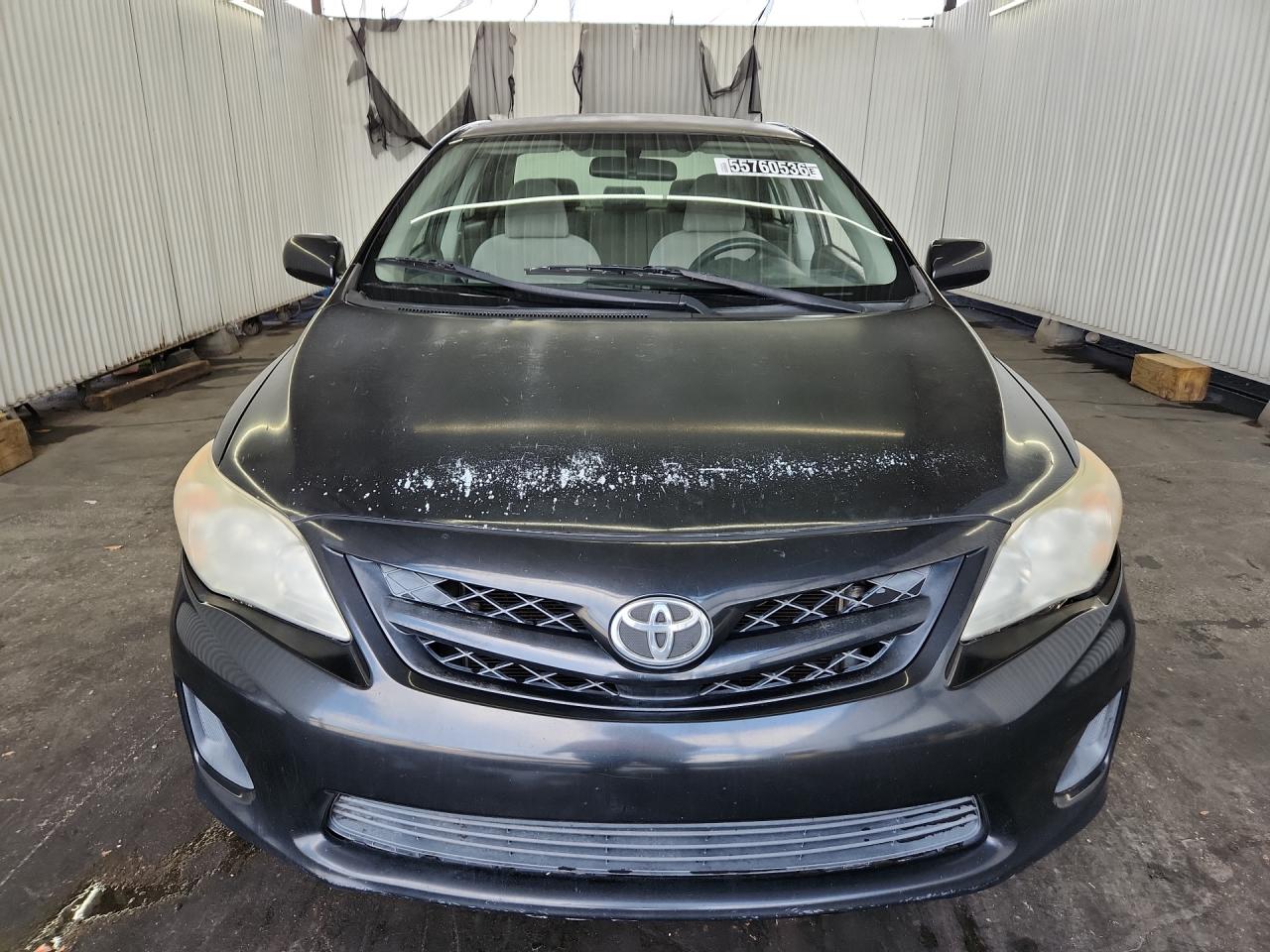2011 Toyota Corolla Le Черный vin: JTDBU4EE0B9131601 Damage: Left Head Lamp, Faded, Repair Required