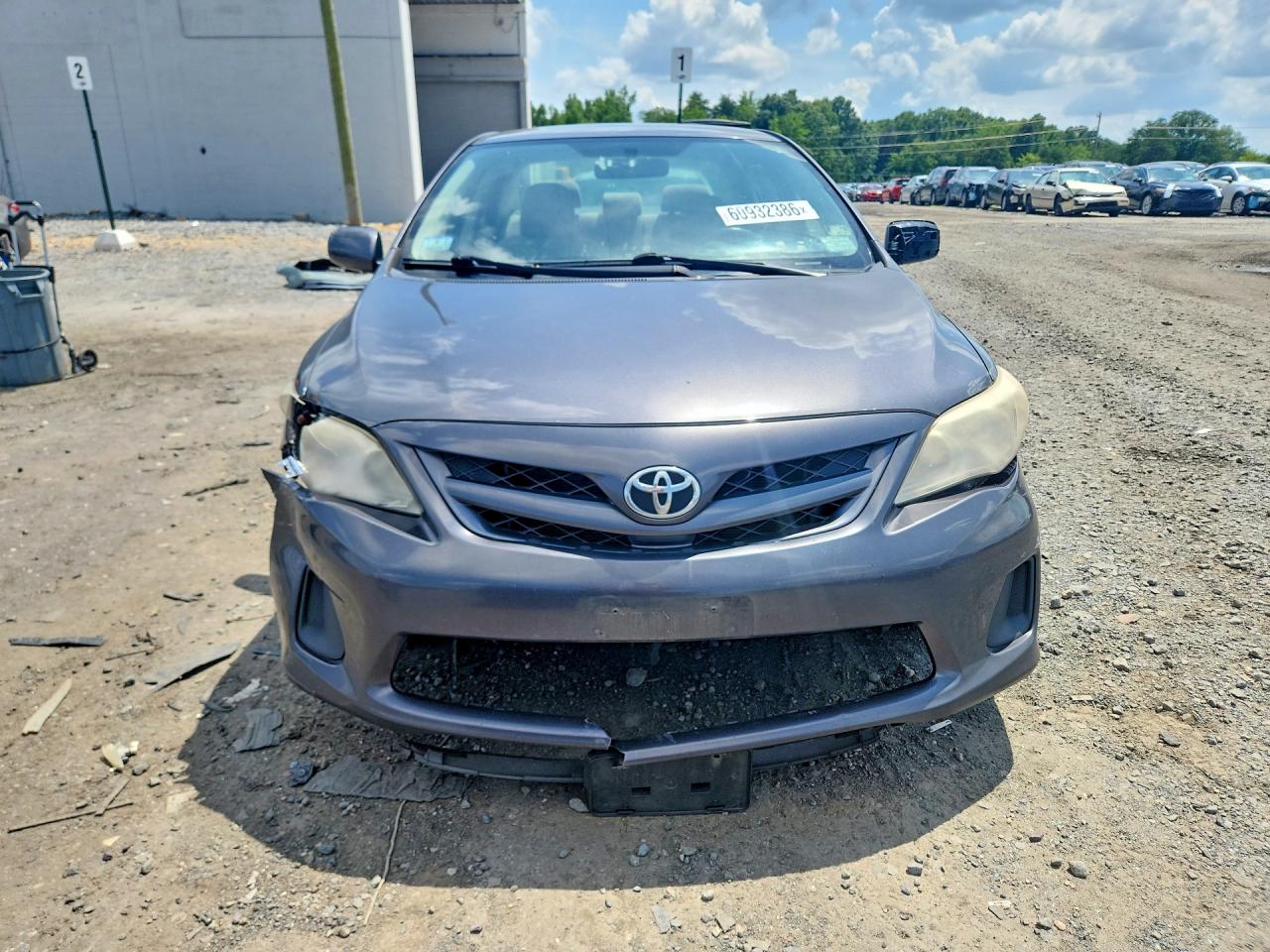 2011 Toyota Corolla Le Gray vin: JTDBU4EE0B9141836