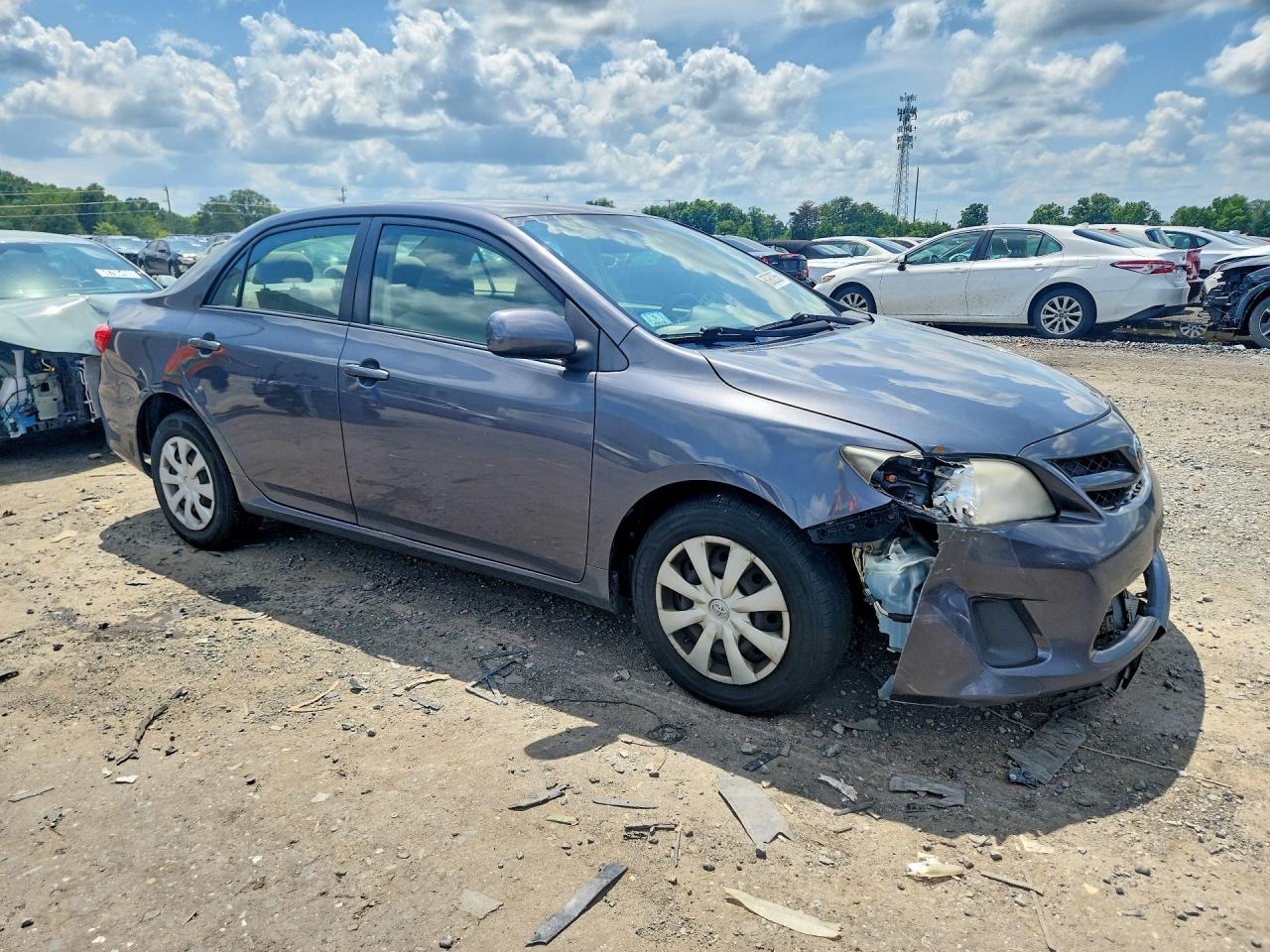 2011 Toyota Corolla Le Gray vin: JTDBU4EE0B9141836