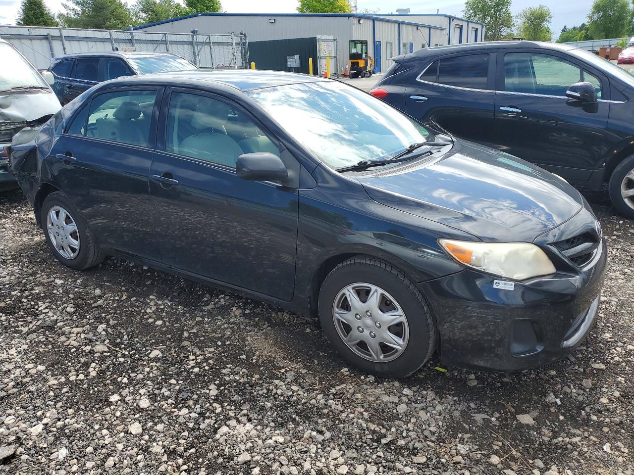 2011 Toyota Corolla Le Черный vin: JTDBU4EE0B9146759
