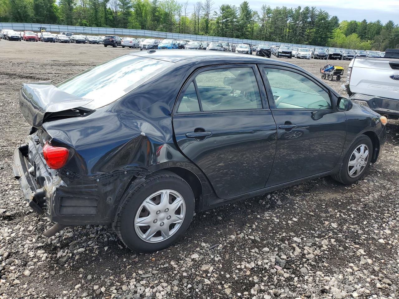 2011 Toyota Corolla Le Черный vin: JTDBU4EE0B9146759