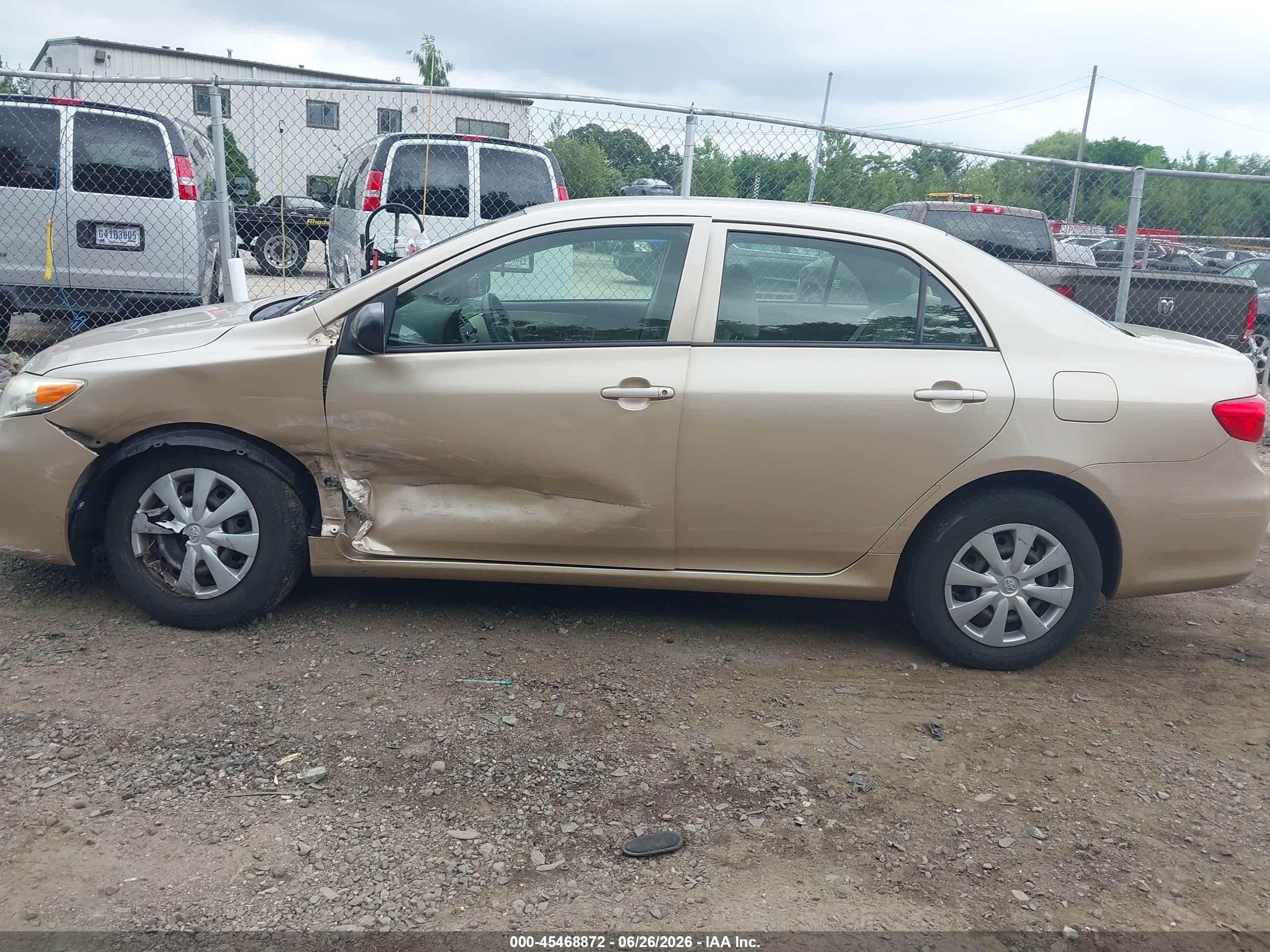 2011 Toyota Corolla S/le Золотой vin: JTDBU4EE0B9152772