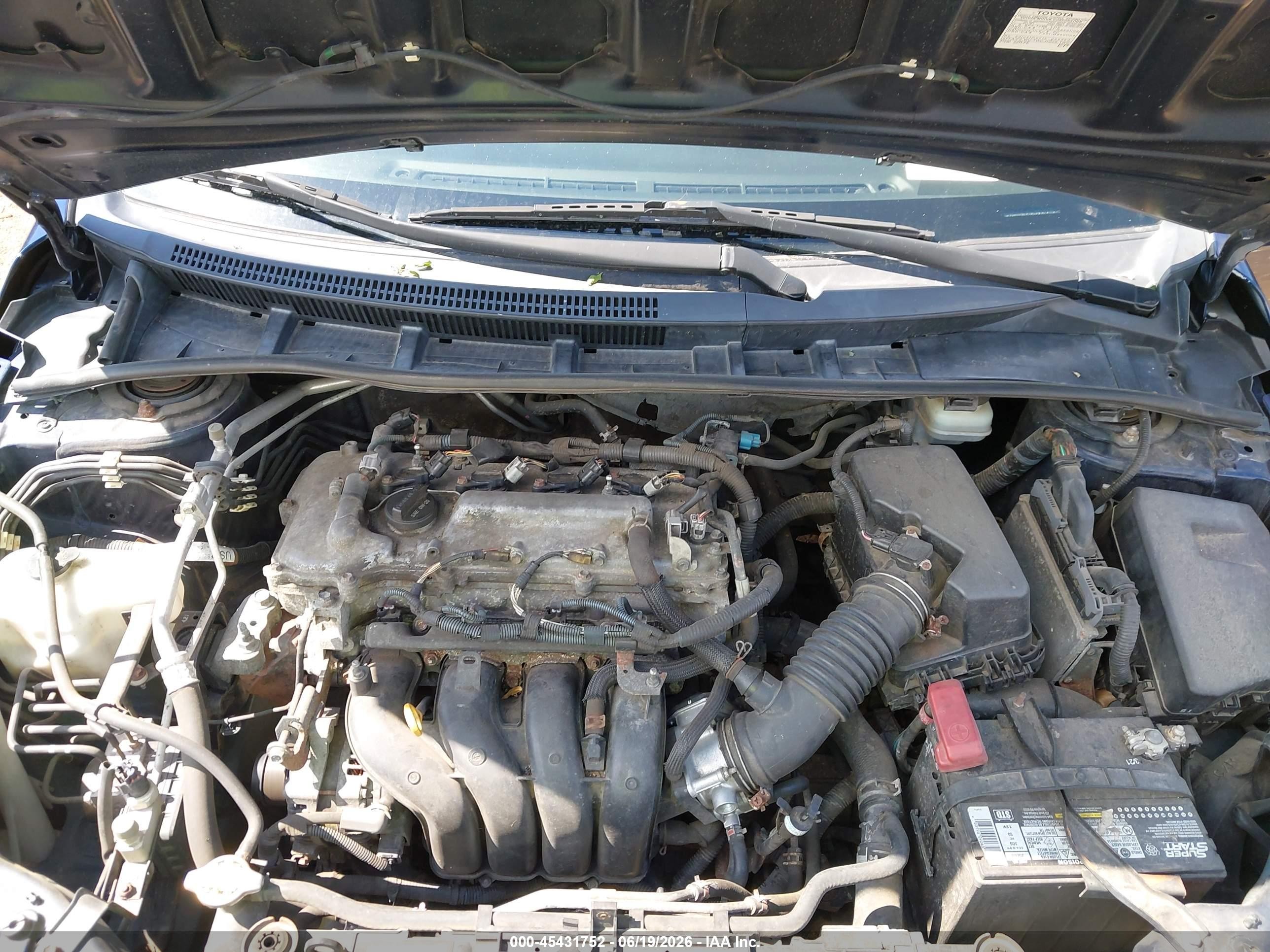 2011 Toyota Corolla Le Blue vin: JTDBU4EE0BJ102789