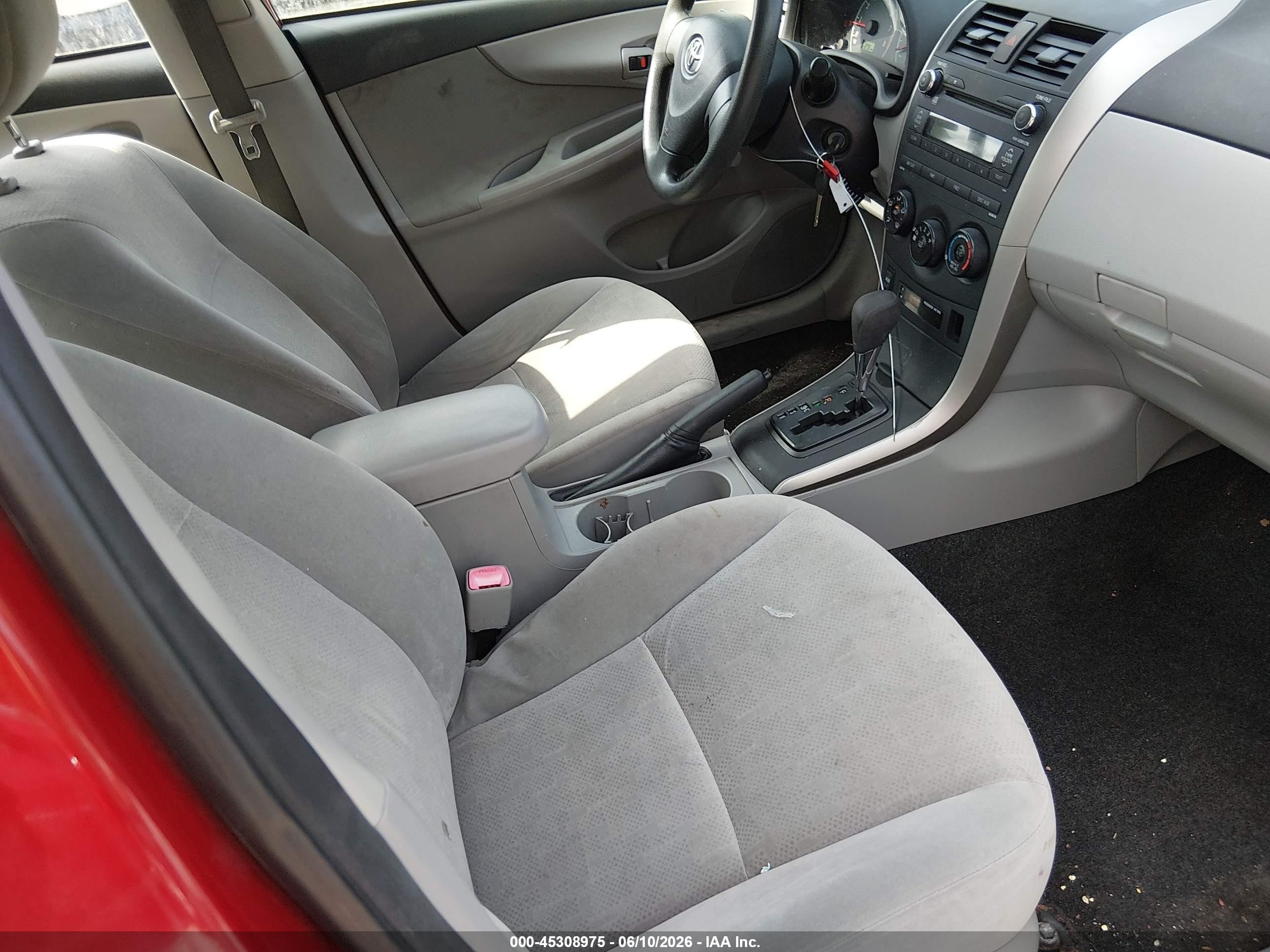 2011 Toyota Corolla   Red vin: JTDBU4EE0BJ107670