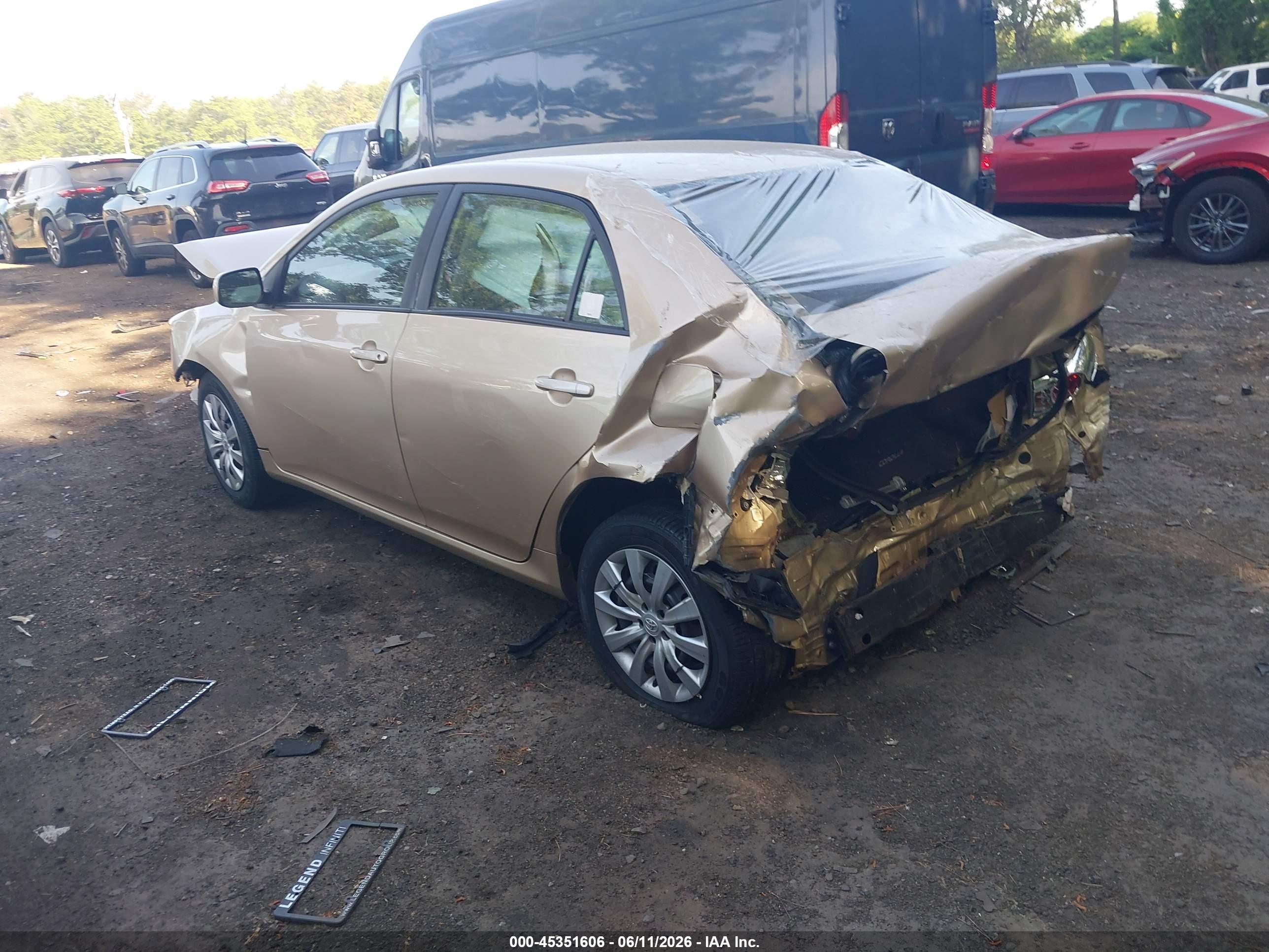 2012 Toyota Corolla Le Бежевый vin: JTDBU4EE0C9172120