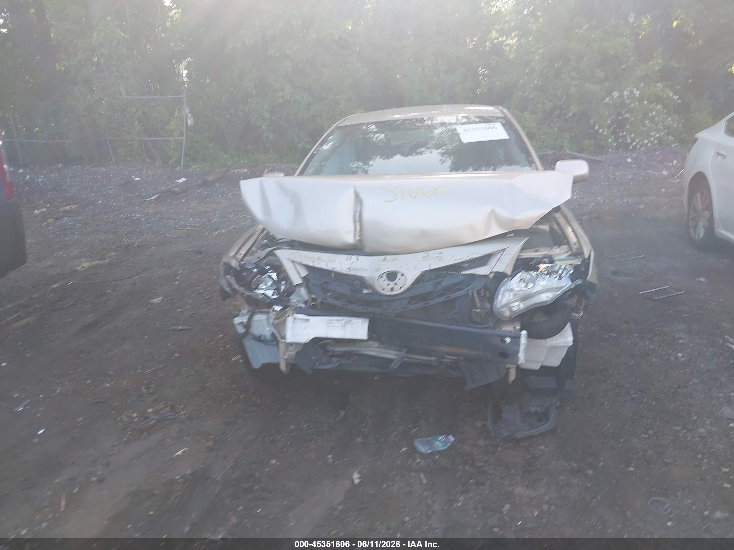2012 Toyota Corolla Le Бежевый vin: JTDBU4EE0C9172120