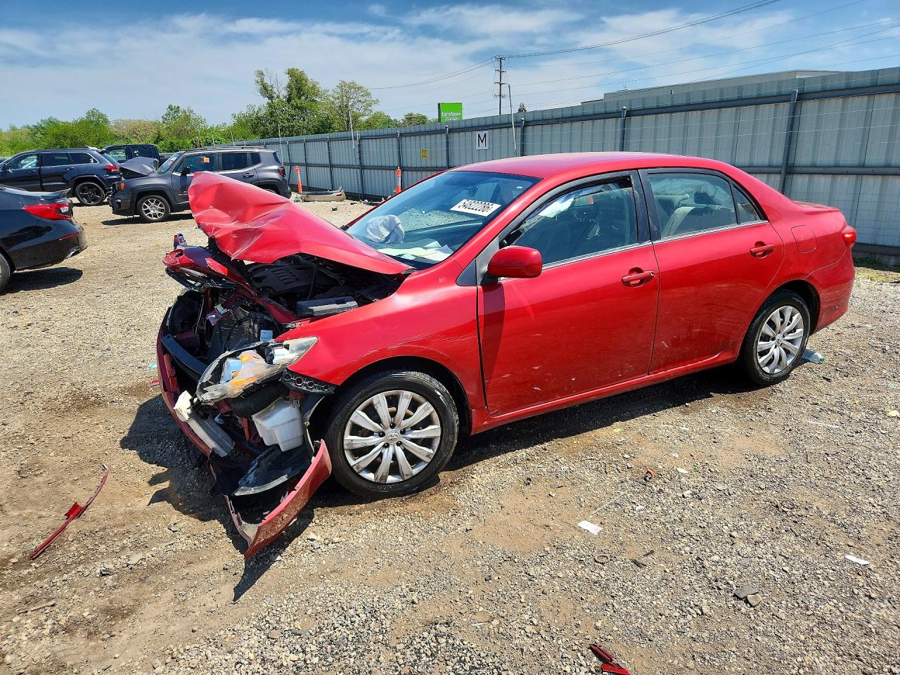 2013 Toyota Corolla Le Burgundy vin: JTDBU4EE0DJ119336