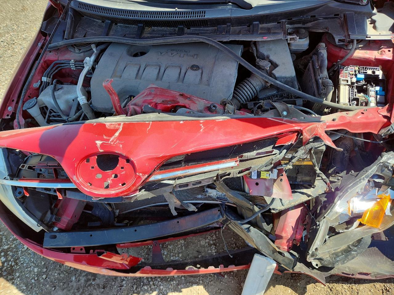 2013 Toyota Corolla Le Бордовый vin: JTDBU4EE0DJ119336