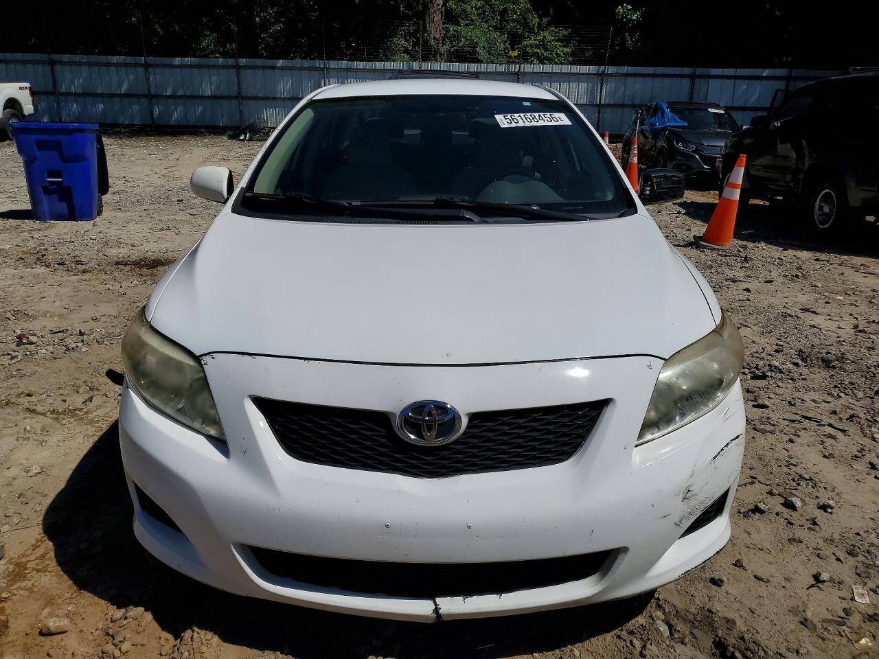 2010 Toyota Corolla Le White vin: JTDBU4EE1A9117995