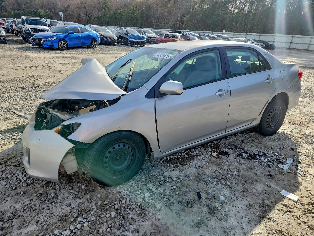 2011 Toyota Corolla Base Silver vin: JTDBU4EE1B9149301