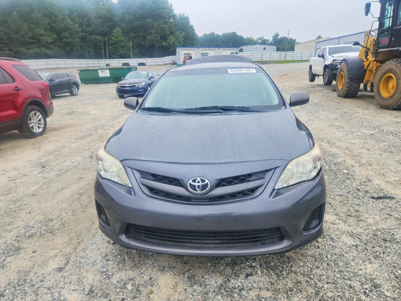 2011 Toyota Corolla Le Gray vin: JTDBU4EE1BJ094282