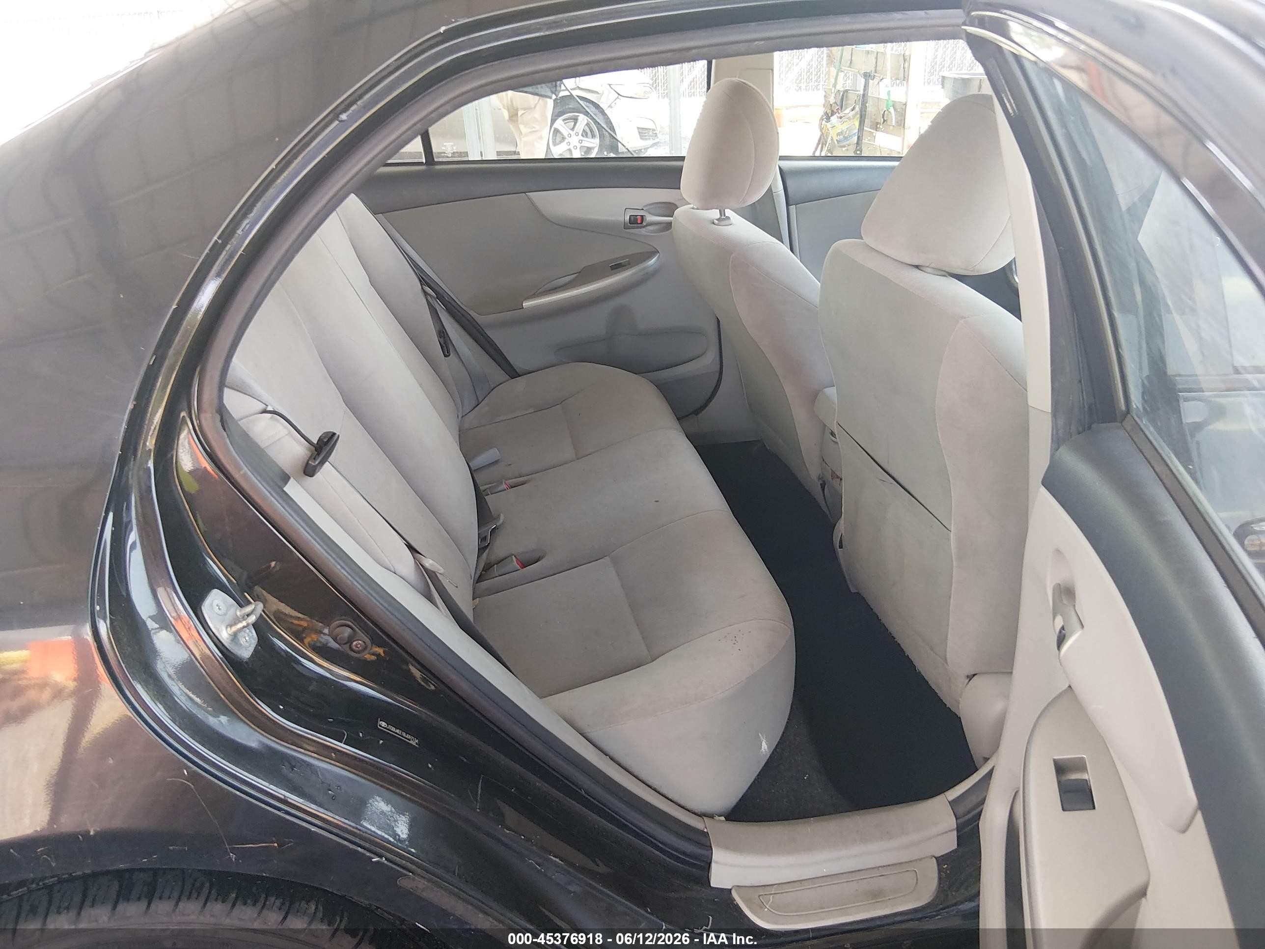 2011 Toyota Corolla Le Black vin: JTDBU4EE1BJ097134