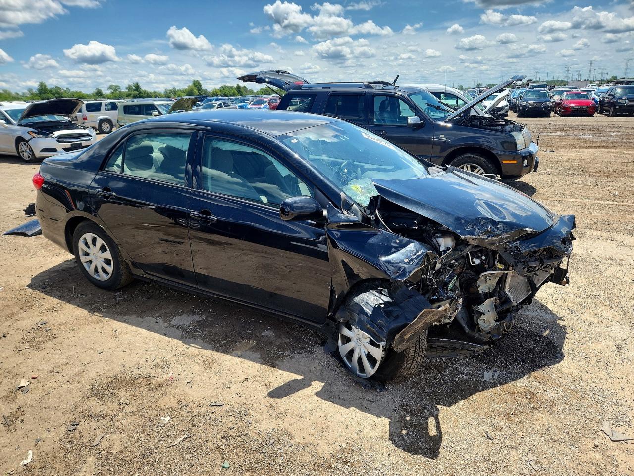 2011 Toyota Corolla Le Charcoal vin: JTDBU4EE1BJ103112