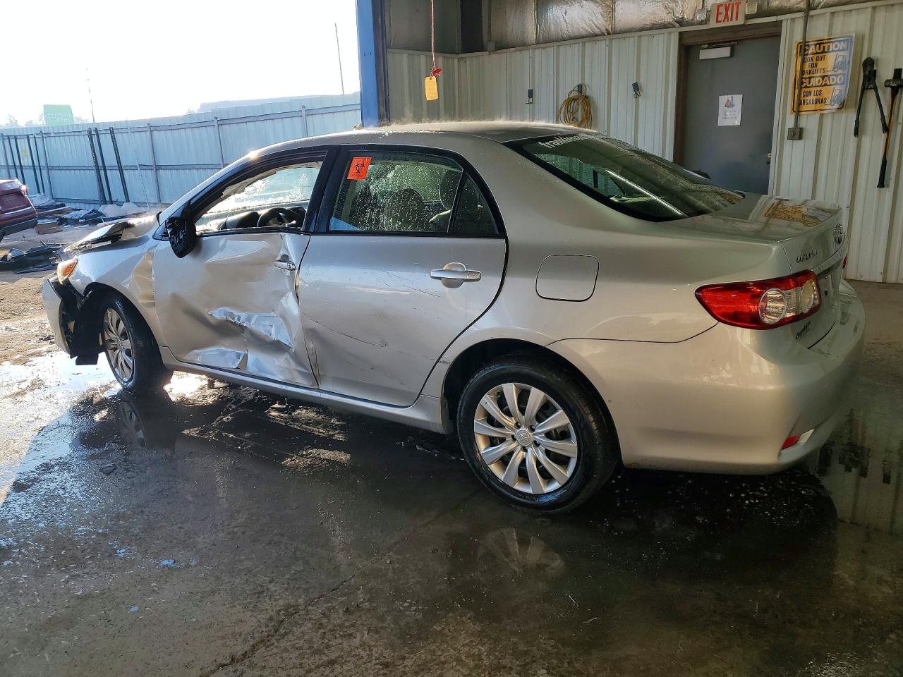 2012 Toyota Corolla Le Silver vin: JTDBU4EE1C9172627