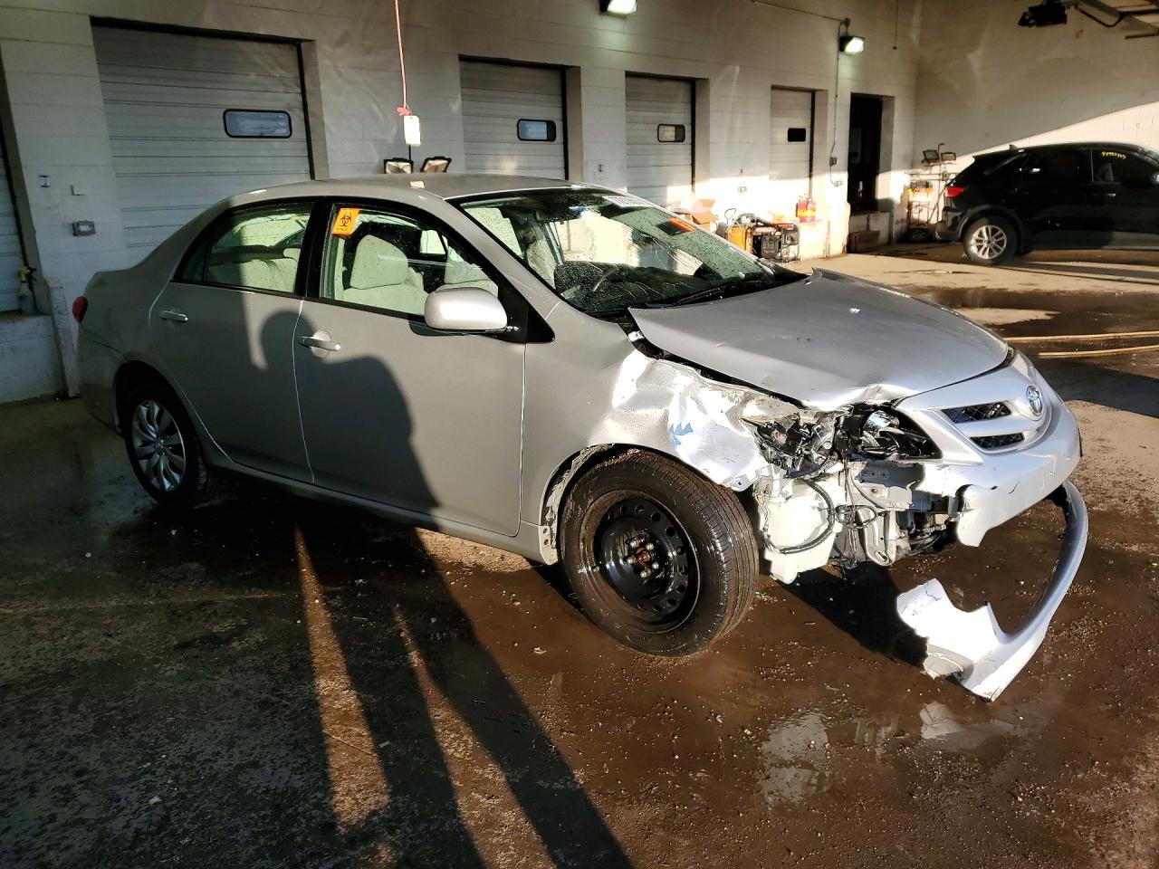 2012 Toyota Corolla Le Silver vin: JTDBU4EE1C9172627