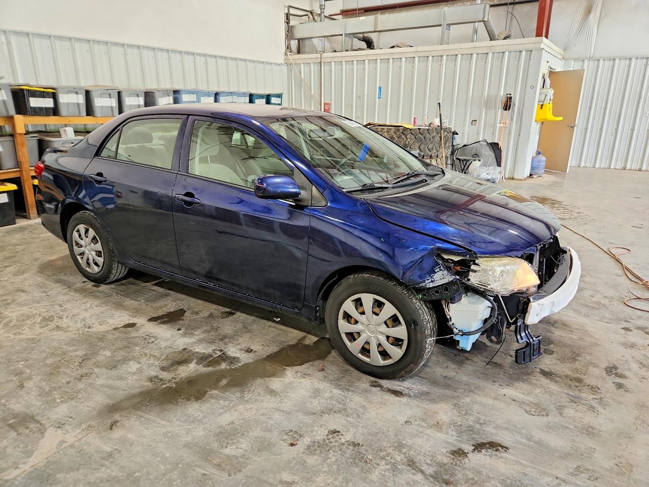 2012 Toyota Corolla L Синий vin: JTDBU4EE1C9173972