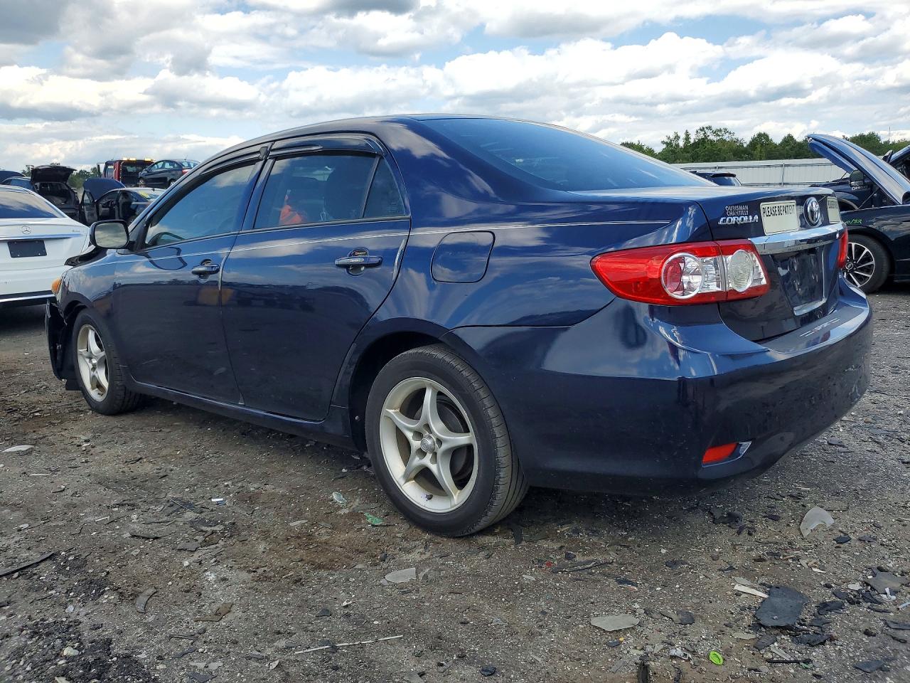 2012 Toyota Corolla L Blue vin: JTDBU4EE1C9177519