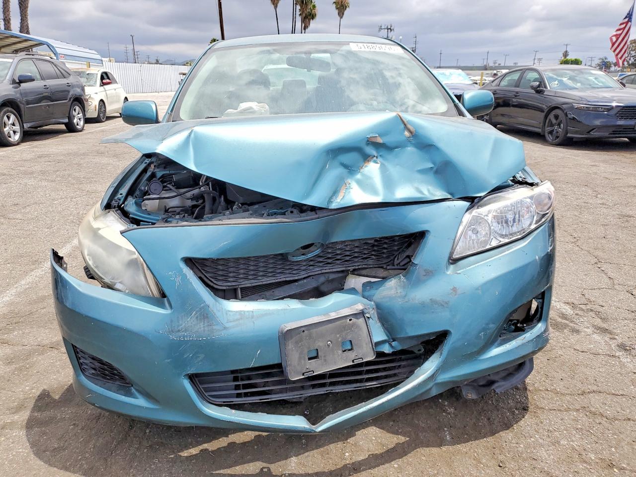 2010 Toyota Corolla Le Teal vin: JTDBU4EE2A9110683