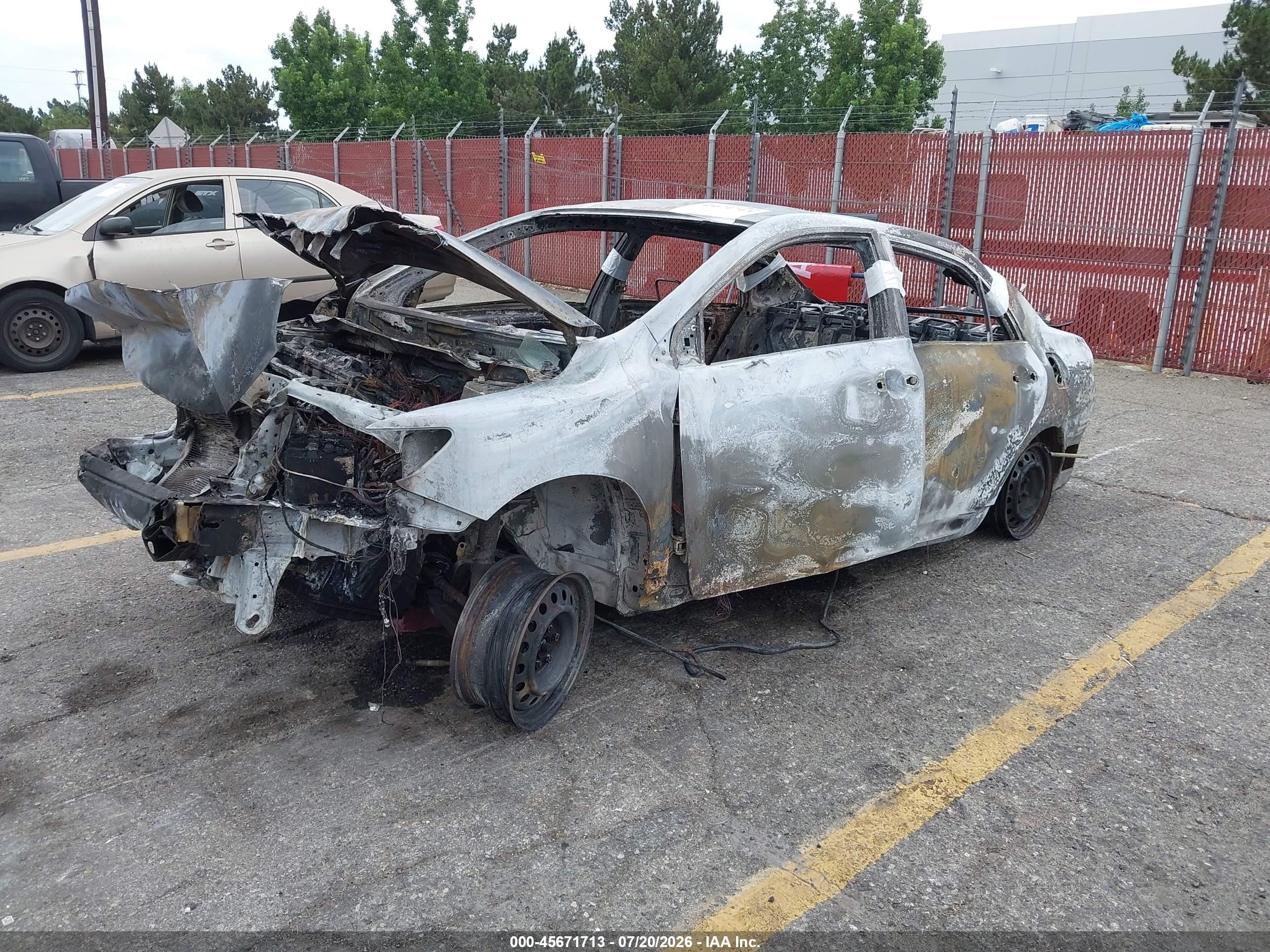 2010 Toyota Corolla Le Коричневый vin: JTDBU4EE2A9110893