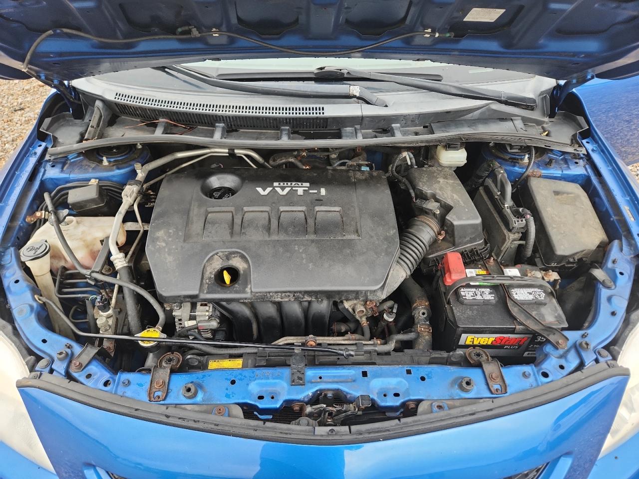 2010 Toyota Corolla Le Blue vin: JTDBU4EE2A9116483