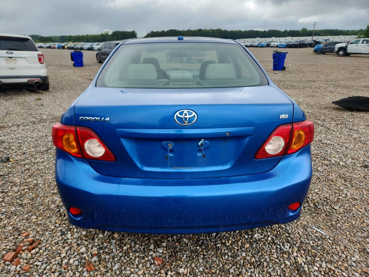 2010 Toyota Corolla Le Blue vin: JTDBU4EE2A9116483