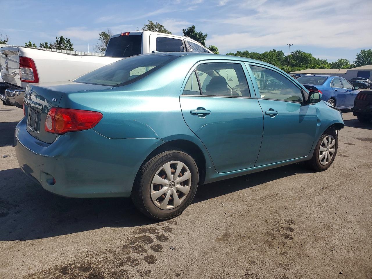 2010 Toyota Corolla Le Teal vin: JTDBU4EE2A9121246