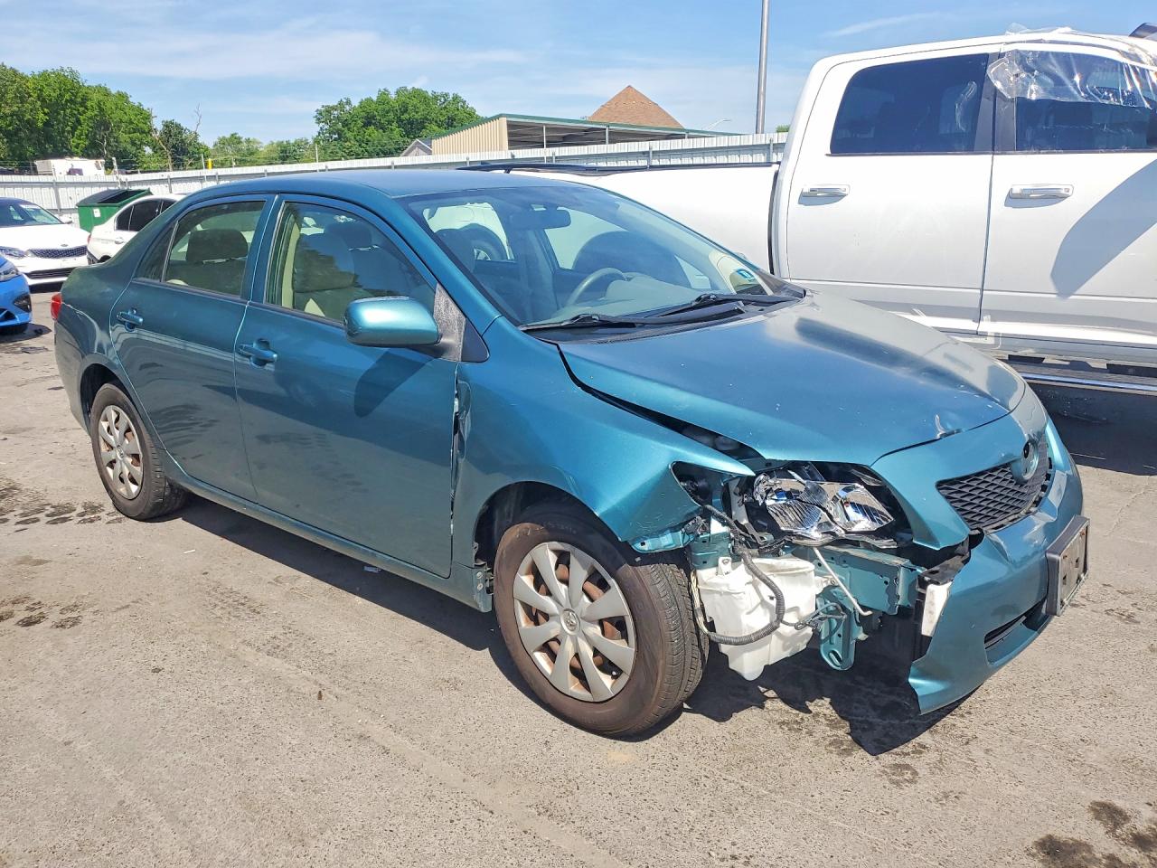 2010 Toyota Corolla Le Teal vin: JTDBU4EE2A9121246