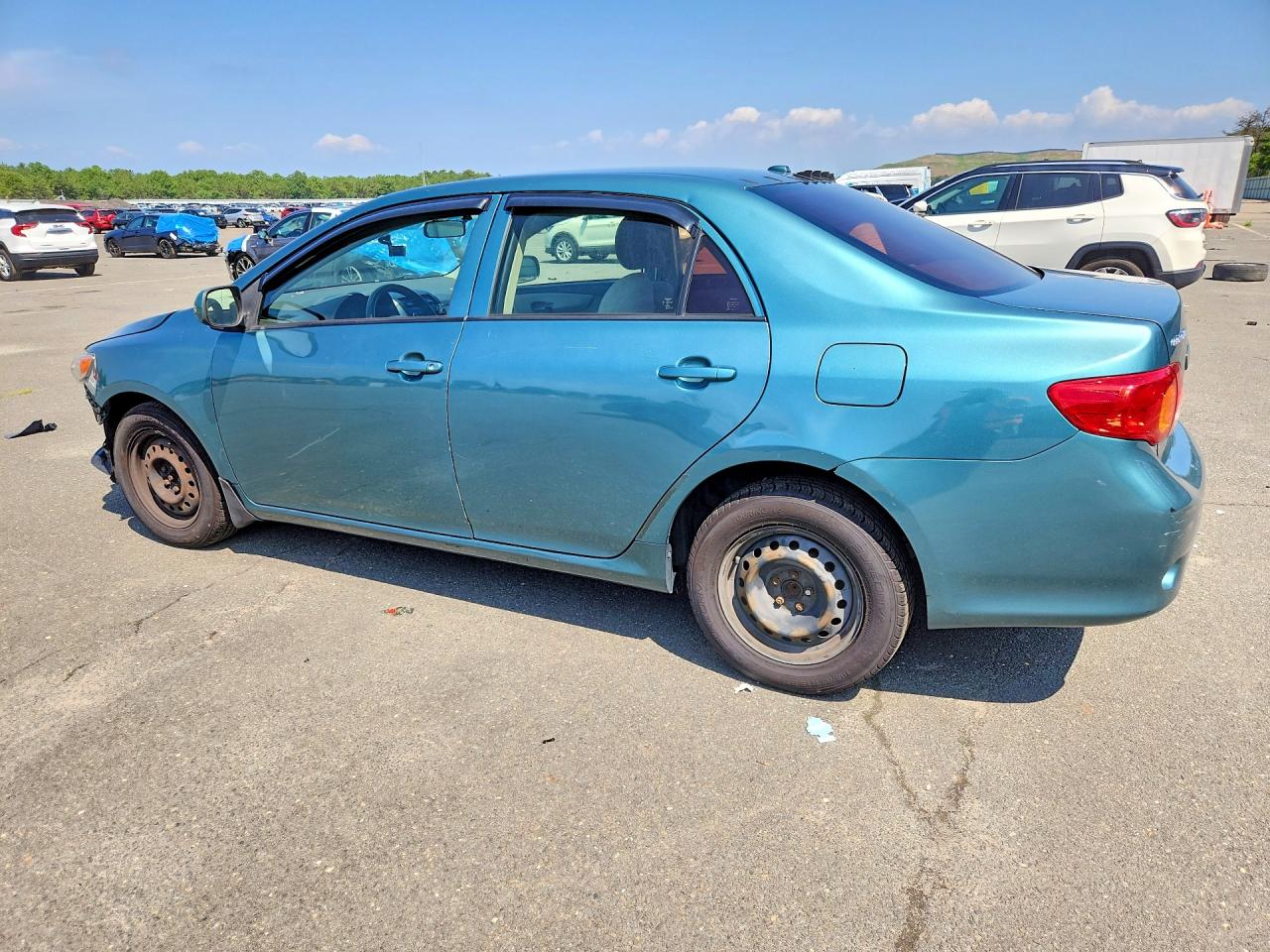 2010 Toyota Corolla Le Blue vin: JTDBU4EE2A9123420