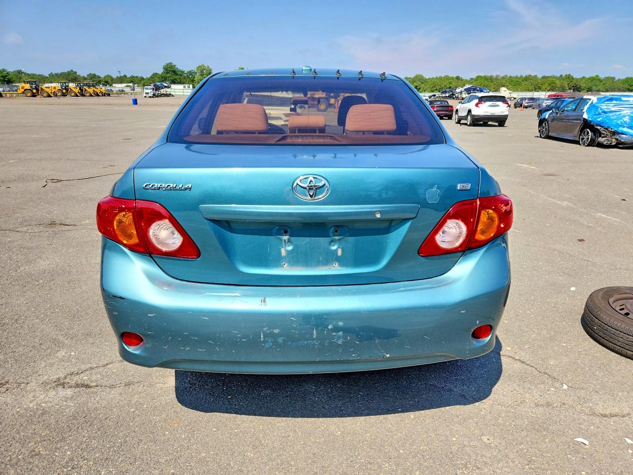 2010 Toyota Corolla Le Blue vin: JTDBU4EE2A9123420