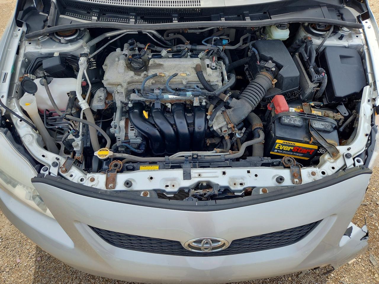 2010 Toyota Corolla Le Silver vin: JTDBU4EE2AJ056283