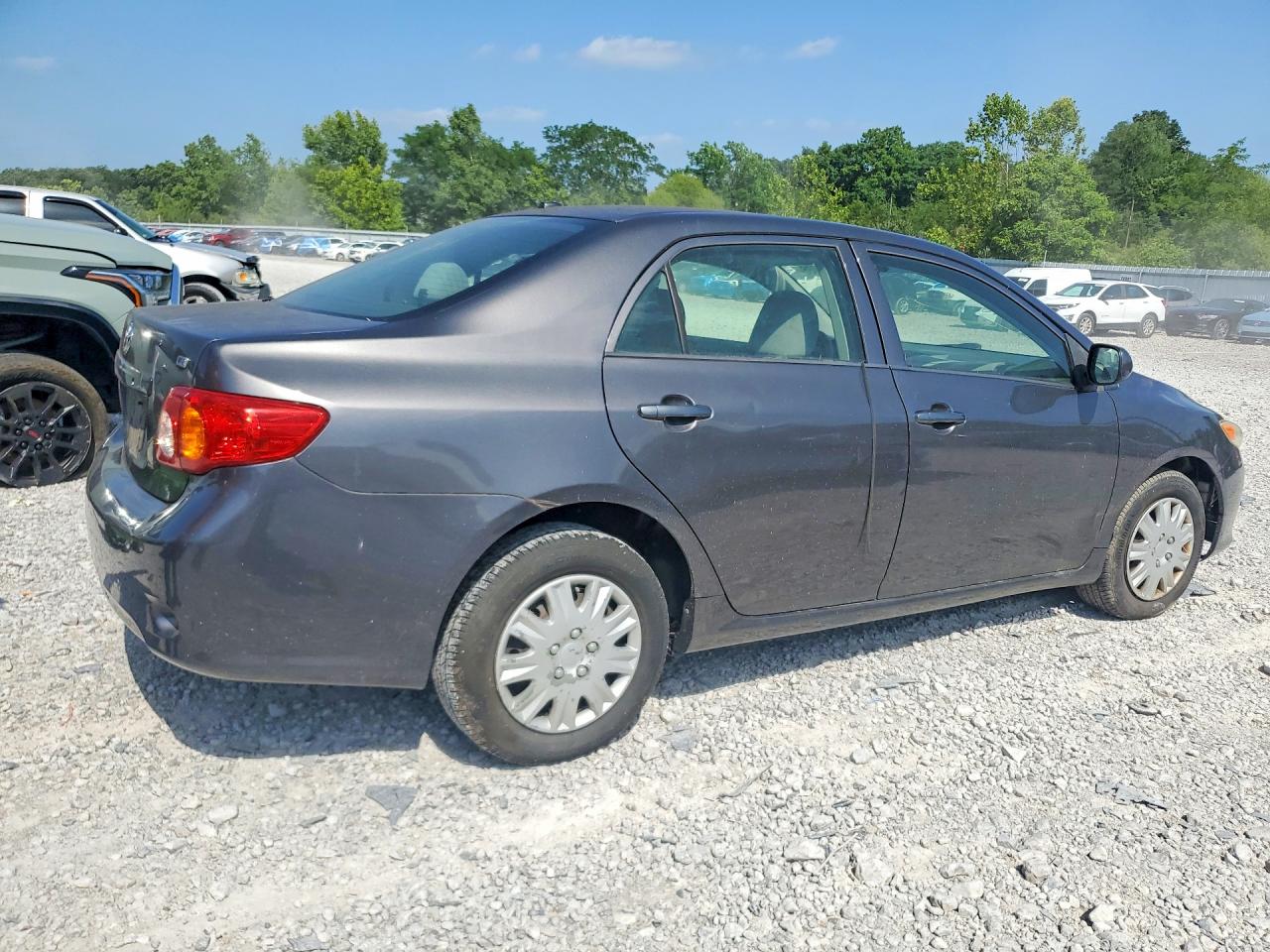 2010 Toyota Corolla Le Серый vin: JTDBU4EE2AJ062231