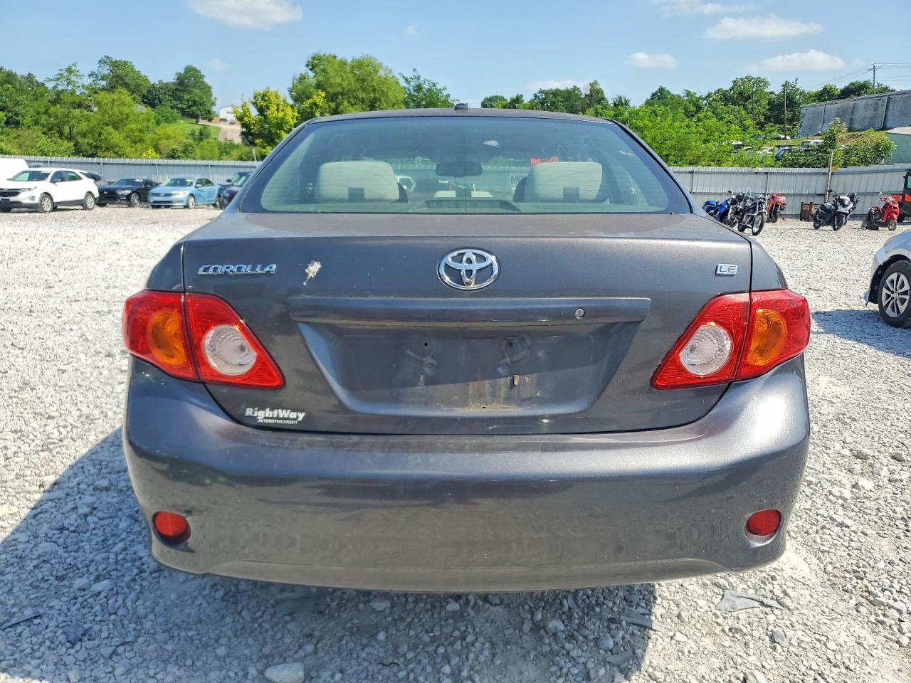 2010 Toyota Corolla Le Серый vin: JTDBU4EE2AJ062231