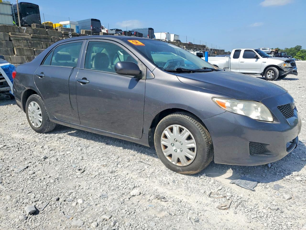 2010 Toyota Corolla Le Серый vin: JTDBU4EE2AJ062231