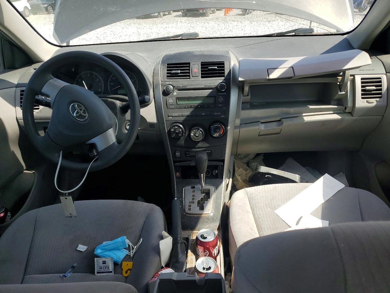 2010 Toyota Corolla Le Серый vin: JTDBU4EE2AJ062231