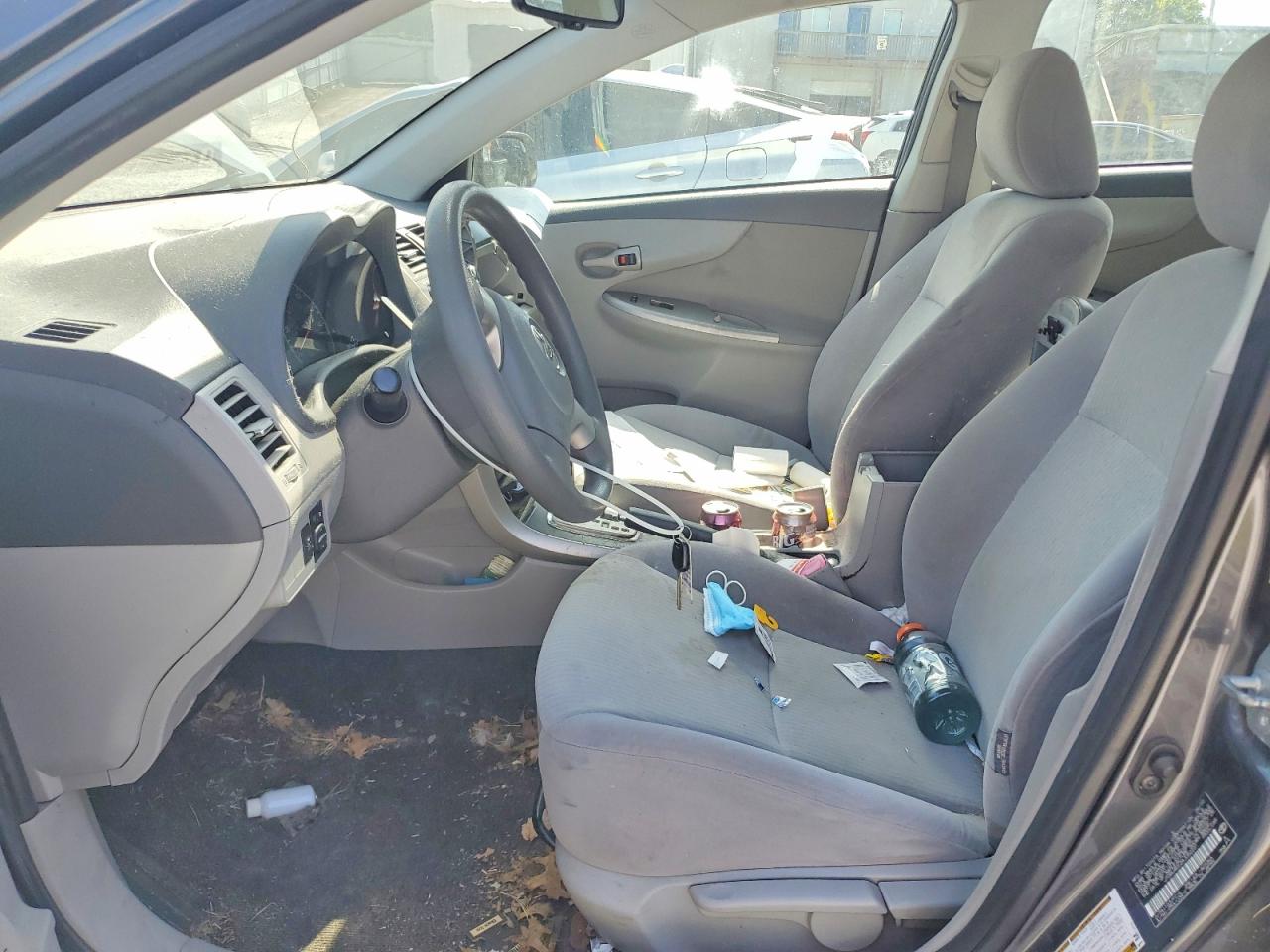 2010 Toyota Corolla Le Серый vin: JTDBU4EE2AJ062231