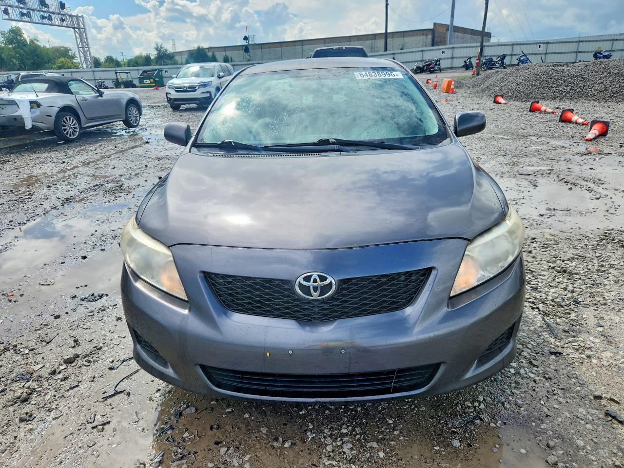 2010 Toyota Corolla Le Gray vin: JTDBU4EE2AJ063380