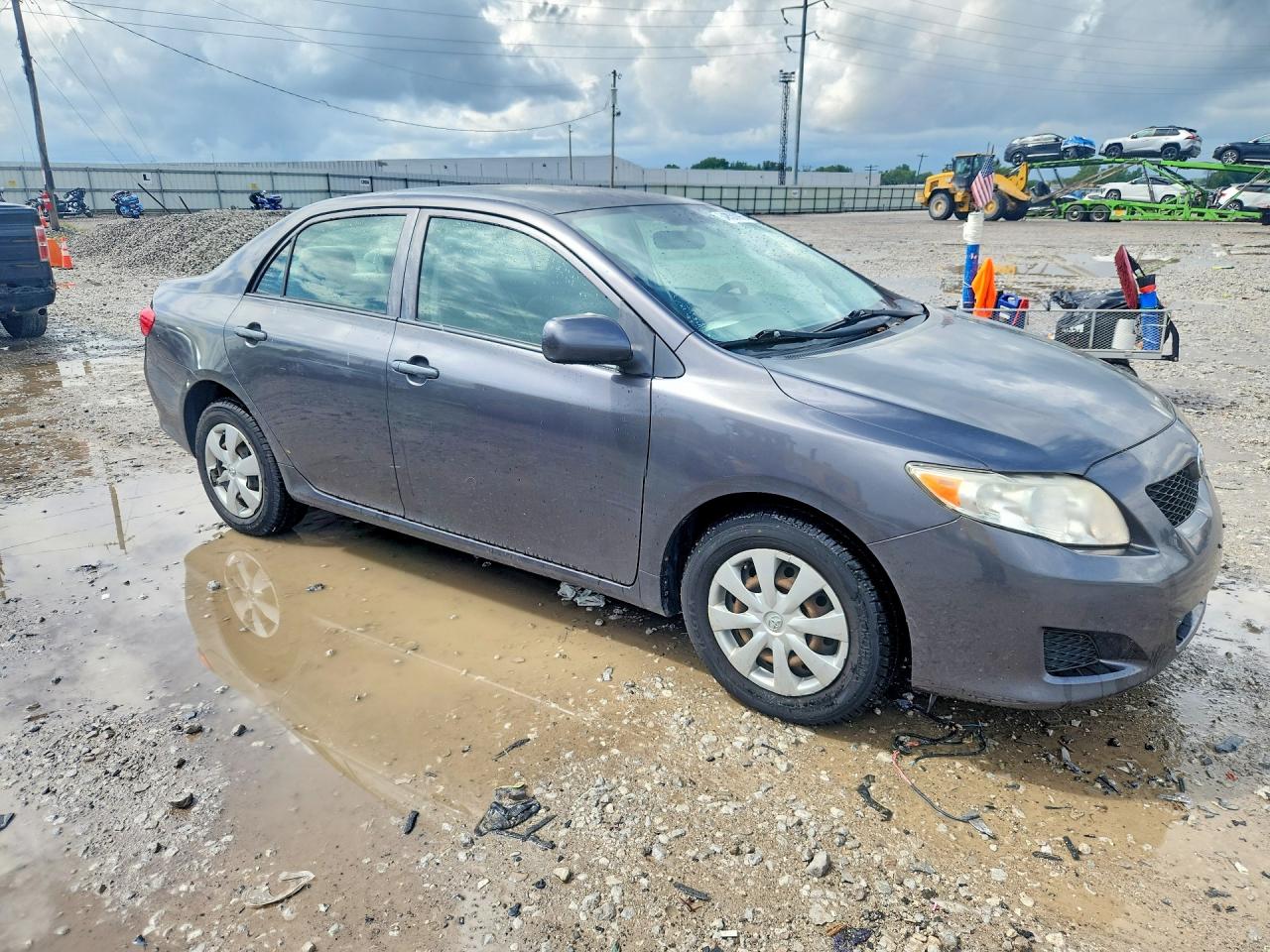 2010 Toyota Corolla Le Gray vin: JTDBU4EE2AJ063380